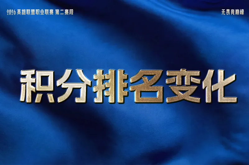 比分直播-LPL战队排名变化：iG和TES拿下两连胜，暂时排名第一和第二